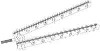 Picture of Makeblock Male Rod End Bearing 4mm - (3-Pack)