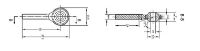 Picture of Makeblock Male Rod End Bearing 4mm - (3-Pack)