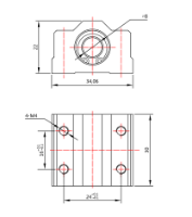 Picture of Makeblock Motion Slide Unit 8mm - Pair