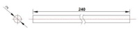 Picture of Makeblock Motion Shaft D4x240mm