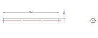 Picture of Makeblock Motion Shaft D8x96mm