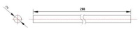 Picture of Makeblock Linear Motion Shaft 4x288mm - 4-Pack