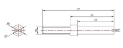 Picture of Makeblock Threaded Shaft 4x39mm - 4 Pack