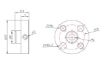 Picture of Makeblock Shaft Connector 4mm - (Pair)