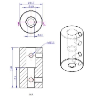 Picture of Makeblock Solid Coupling 4x6mm - (Pair)