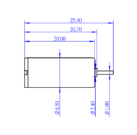 Picture of Makeblock 820 Coreless Motor - Pair
