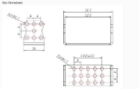 Picture of Makeblock MEDS15 Servo Motor Bracket - Blue - Pair