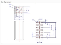 Picture of Makeblock U Bracket B - (Blue) (Pair)