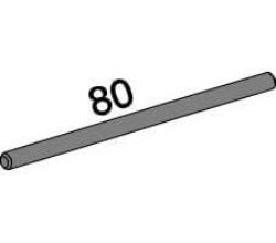 Picture of Metal axle 80, silver