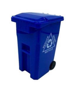 Picture of Recycle Material Blue Bin (5"x3.5"x2.8")