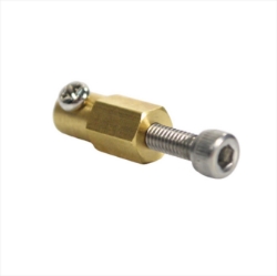 Picture of Nexus - Brass Hex Coupling, 3mm, For 38MM Plastic Omni Wheel