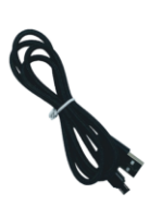 Picture of USB Cable, Type A to Micro-B, Black, 1M