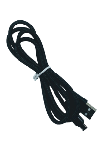 Picture of USB Cable, Type A to Micro-B, Black, 1M