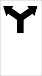 Picture of Only Left or Right Turn Sign