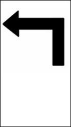 Picture of Left Turn Only Sign