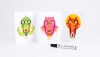 Picture of Bare Conductive Flashing Card Set: Power Animals