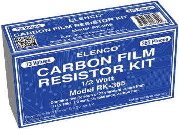 Picture of 365 pc. 1/2W  Resistor Kit