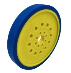 Picture of 100mm Drive Wheel, 50A, 12.5mm wide, 1/2" Inner Hex, Blue