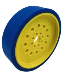 Picture of 100mm Drive Wheel, 50A, 25mm wide, 1/2" Inner Hex, Blue