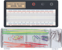 Picture of 830 Tie Point Breadboard with JW70 Jumper Wire Kit