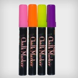 Picture of Magic Whiteboard - Chalk Markers (Pink, Orange, Yellow, Purple)