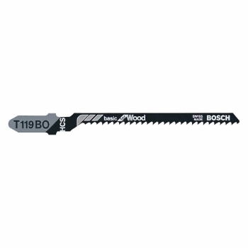 Picture of Bosch 5 piece 4 In. 10 TPI variable pitch Clean for Wood T-Shank Jig Saw Blades