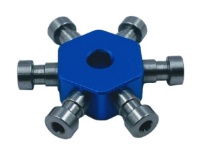 Intake Hub with six pins for robotics design