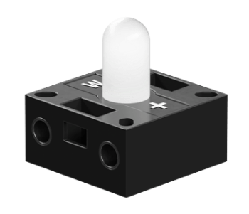 Picture of LED white assembled 9V 0,01A