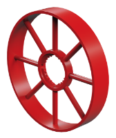 Picture of Spoke wheel, red