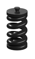 Picture of Plastic spring 26, black