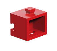 Picture of Statics building block, red