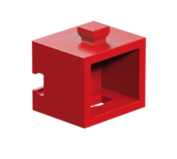 Picture of Statics building block, red