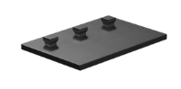 Picture of Mounting plate 30x45, black