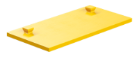 Picture of Mounting plate 30x60, yellow