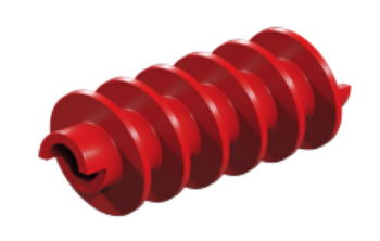 Picture of Worm m=1,5, red