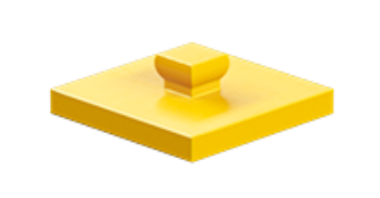 Picture of Mounting plate 15x15, yellow