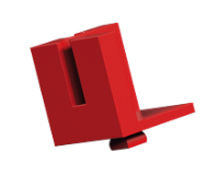 Picture of Building block V15 corner, red