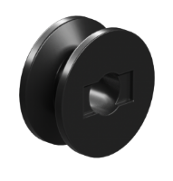 Picture of Rope pulley d=12, black