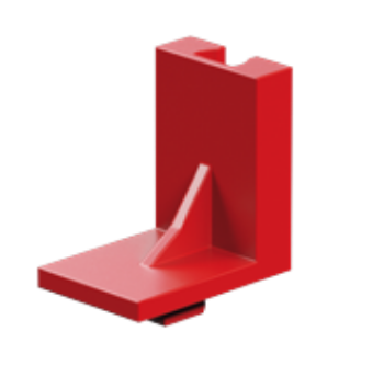 Picture of Angular block 10x15x15, red