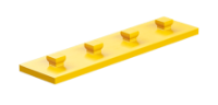 Picture of Mounting plate 15x60, yellow