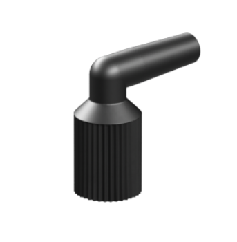 Picture of Angle connector, black