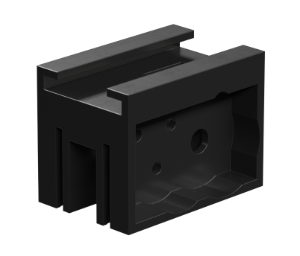 Picture of Rack & Pinion box, black