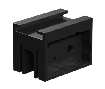 Picture of Rack & Pinion box, black