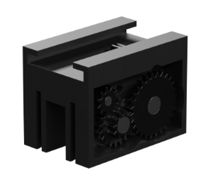 Picture of Motor rack gearbox m=0.5, black