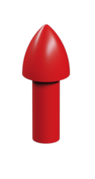 Picture of Pointed adapter for propellers, red