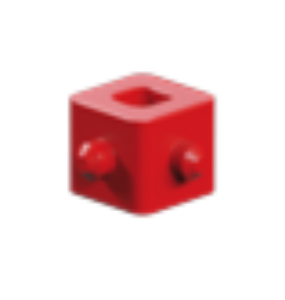 Picture of Cardan cube, red