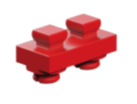 Picture of Static adapter, red