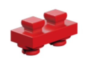 Picture of Static adapter, red
