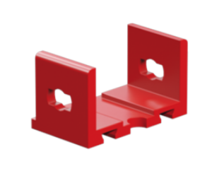 Picture of U-girder adapter, red