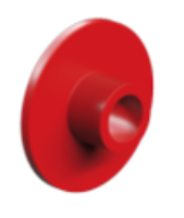 Picture of Sleeve with nut, red